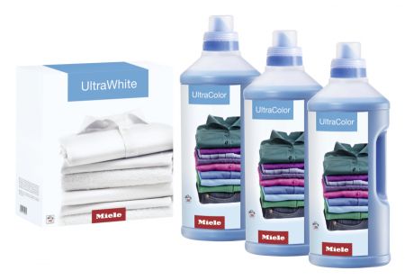 Набор моющих средств для стиральных машин 3хUltraColor + 1хUltraWhite Miele купить в Новосибирске | Всегда в наличии! | Артикул 11347740 | Официальный сайт